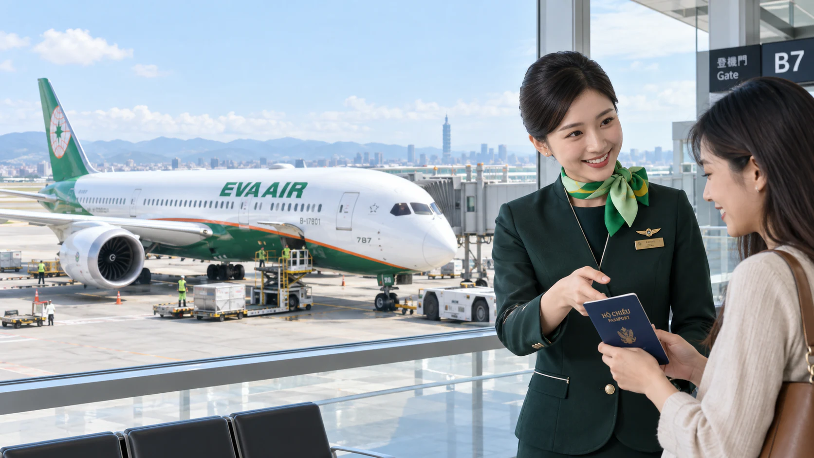 Đổi vé EVA Air