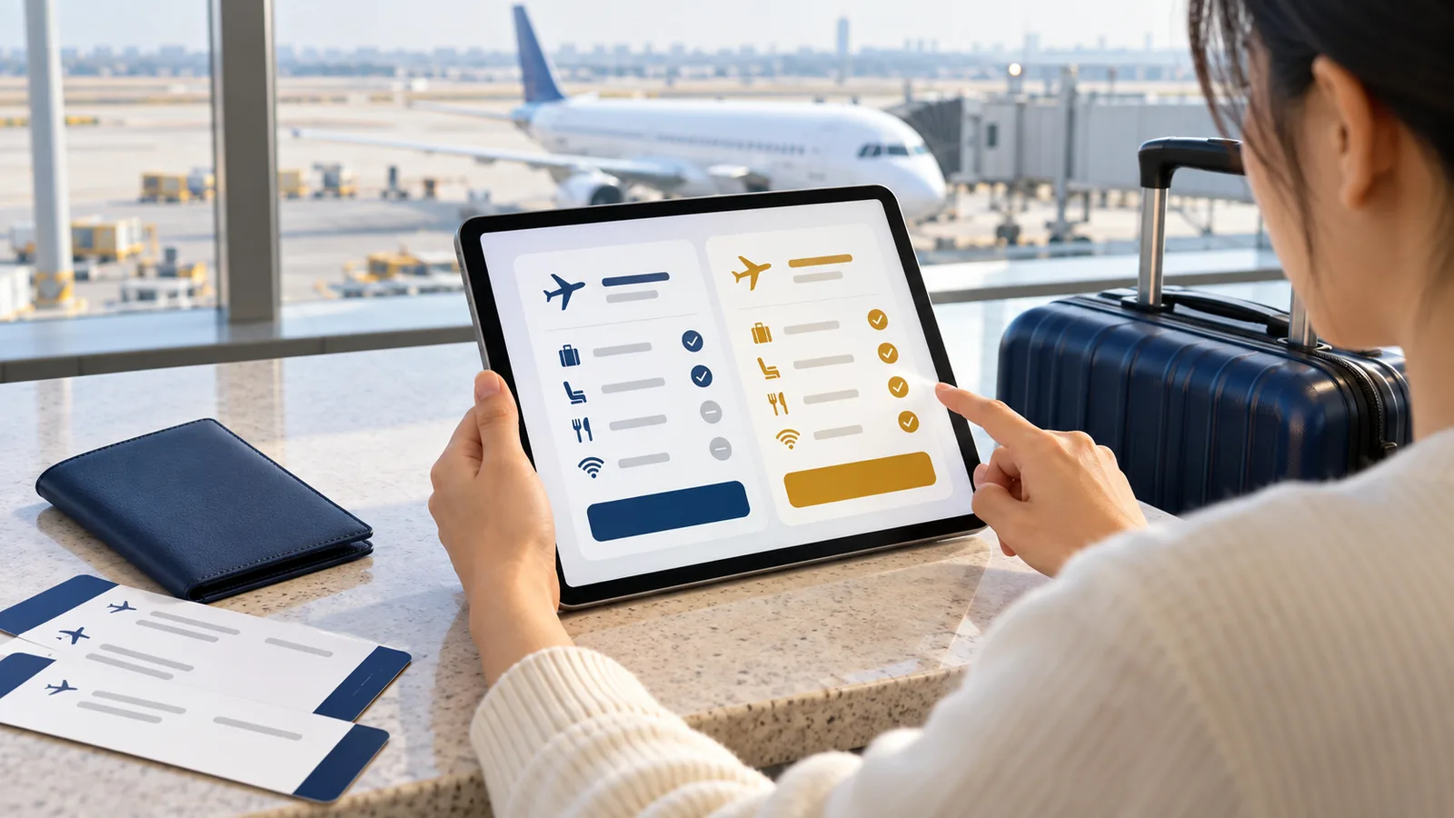 Hành khách so sánh điều kiện các lựa chọn vé Vietnam Airlines