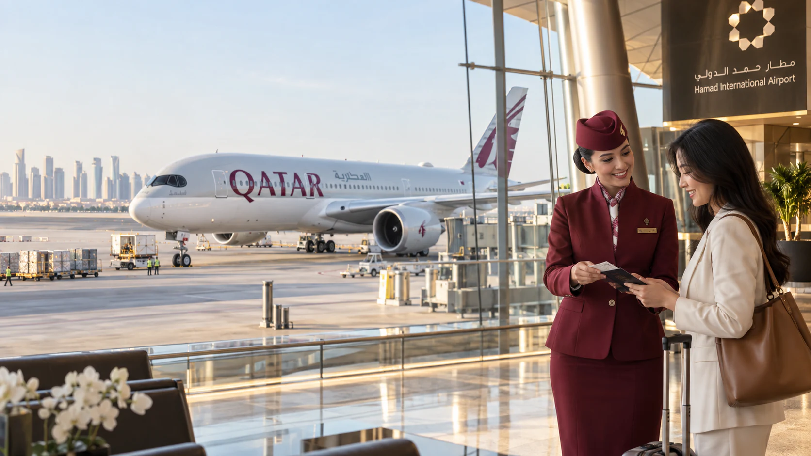 Đổi vé Qatar Airways