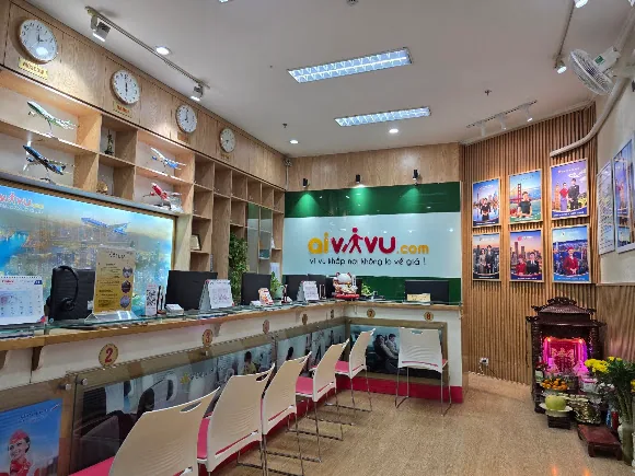 Không gian giao dịch và tiếp khách tại văn phòng AIVIVU Hà Nội