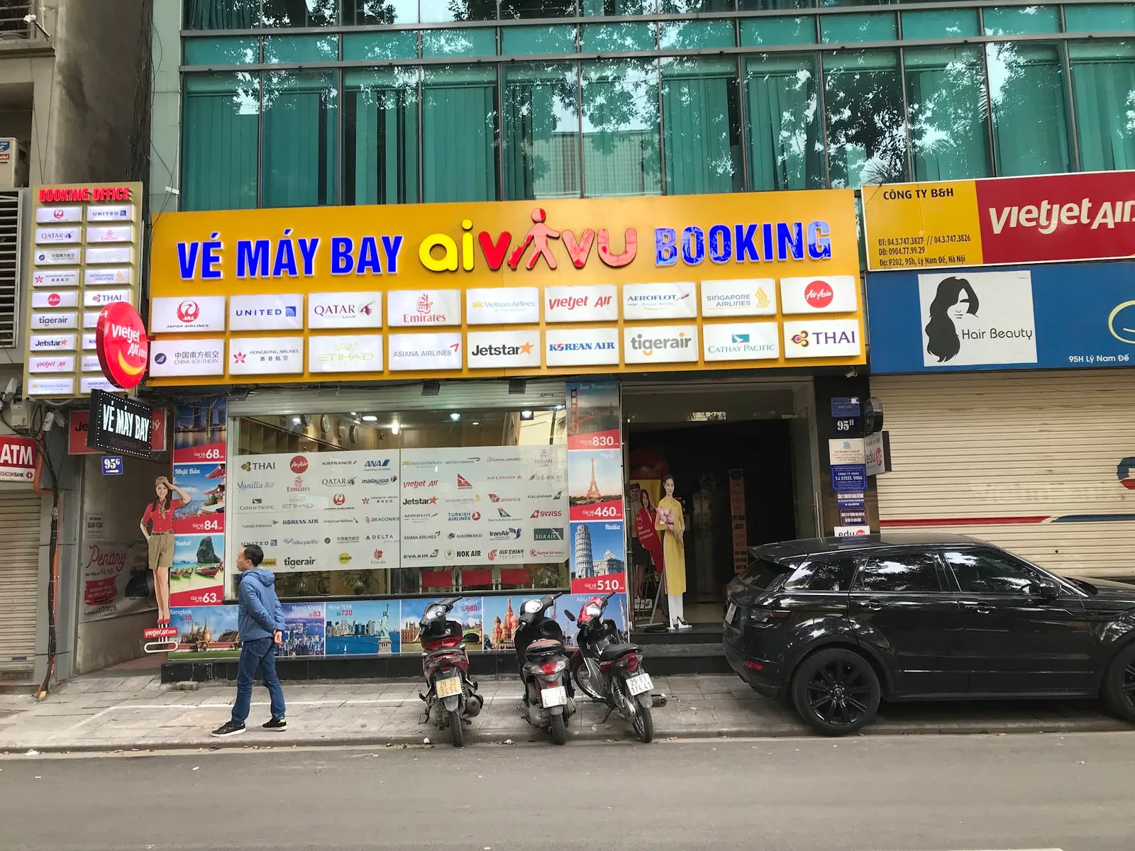 Mặt tiền văn phòng AIVIVU tại 95H Lý Nam Đế, Hà Nội