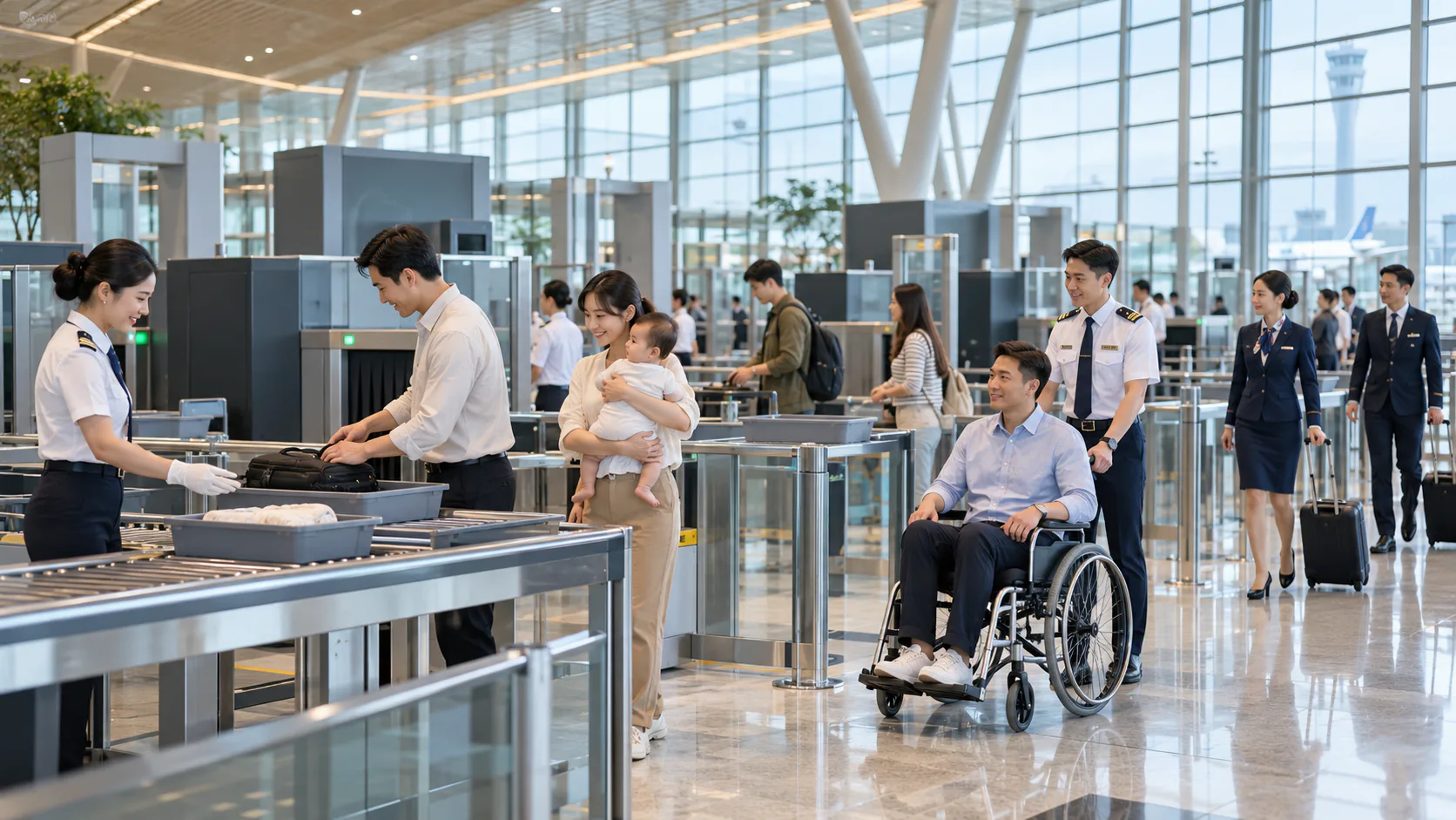 Hành khách đặc biệt sử dụng khu vực soi chiếu an ninh ưu tiên sân bay Tân Sơn Nhất