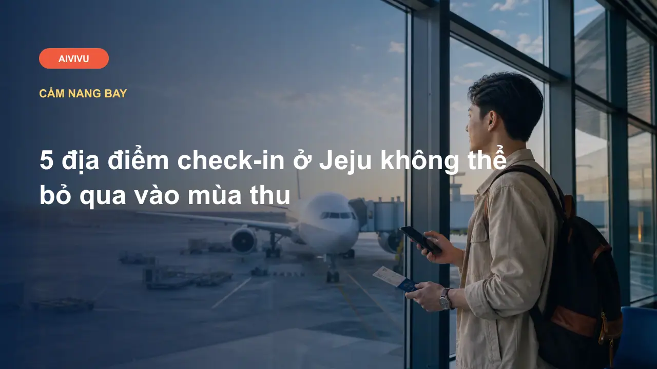 5 địa điểm check-in ở Jeju không thể bỏ qua vào mùa thu