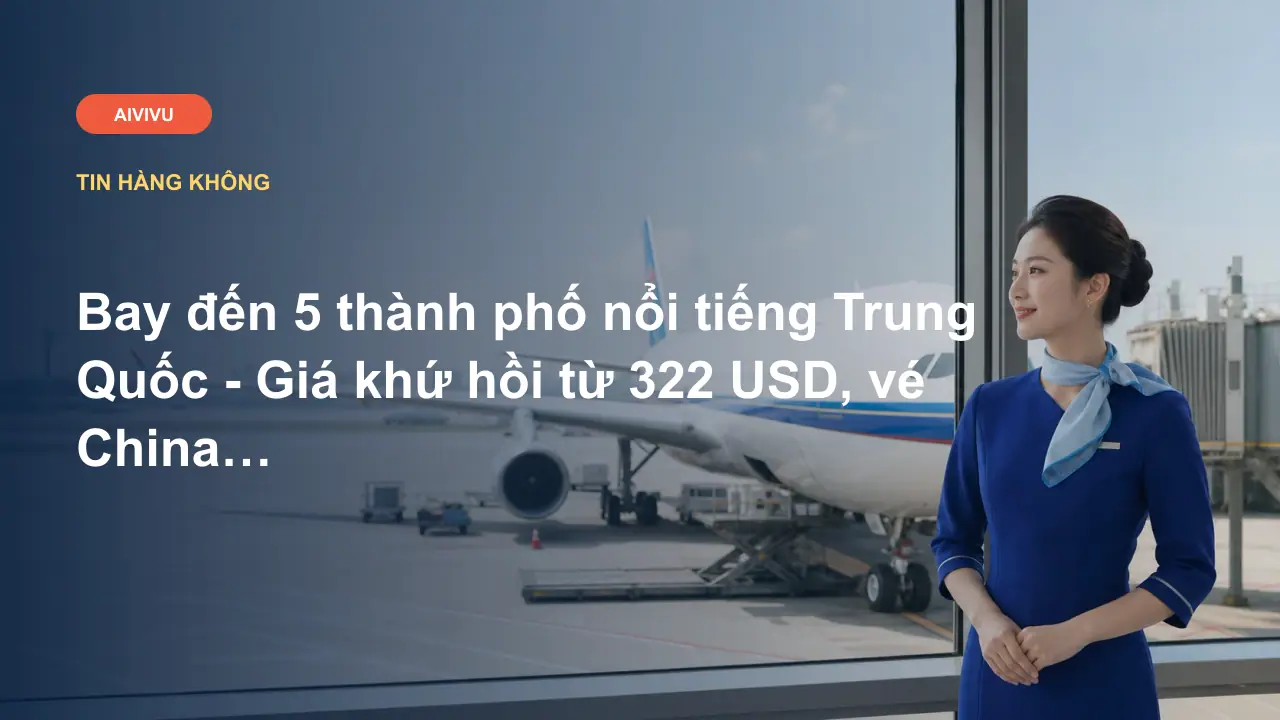 Bay đến 5 thành phố nổi tiếng Trung Quốc - Giá khứ hồi từ 322 USD, vé China Southern Airlines