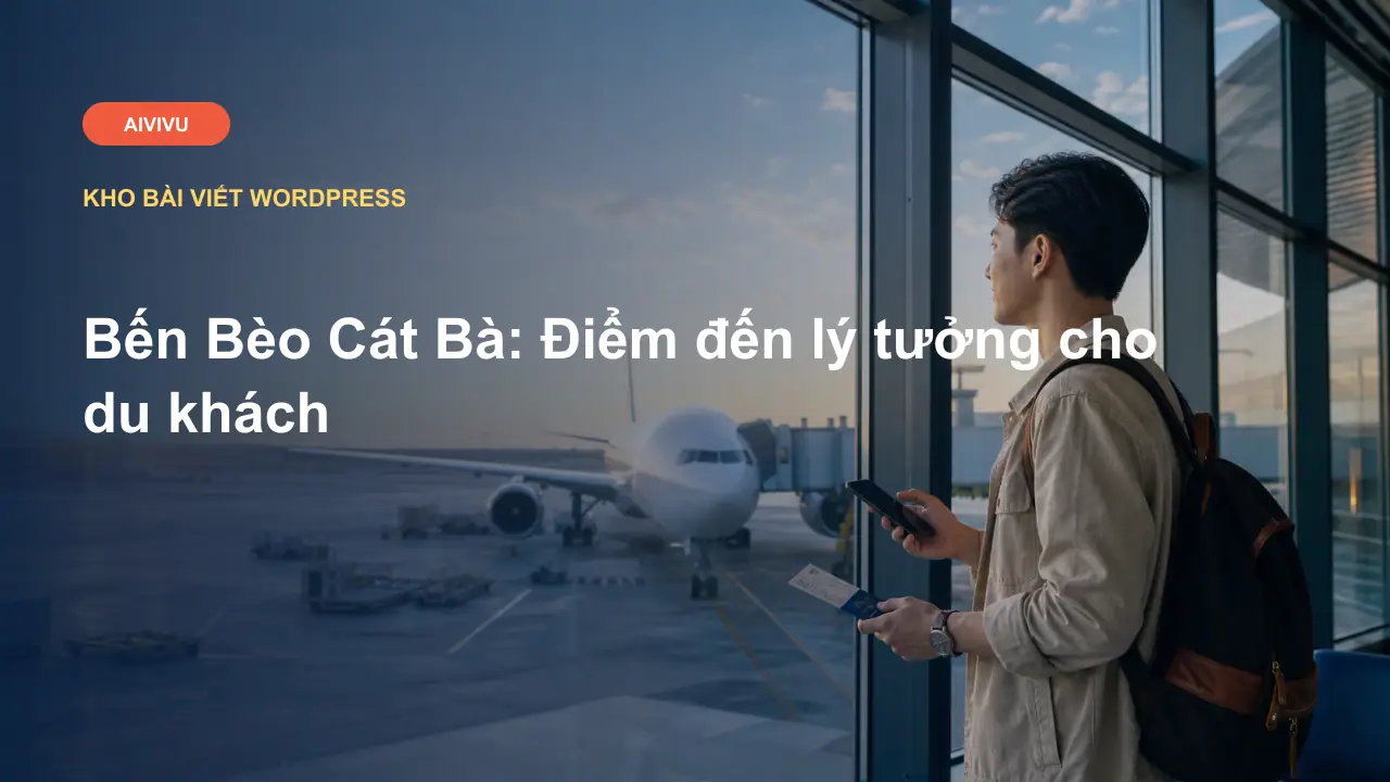 Bến Bèo Cát Bà: Điểm đến lý tưởng cho du khách