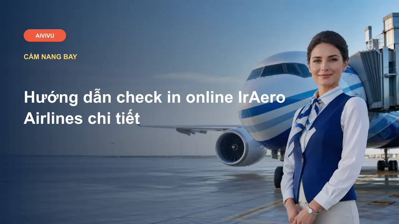 Hướng dẫn check in online IrAero Airlines chi tiết