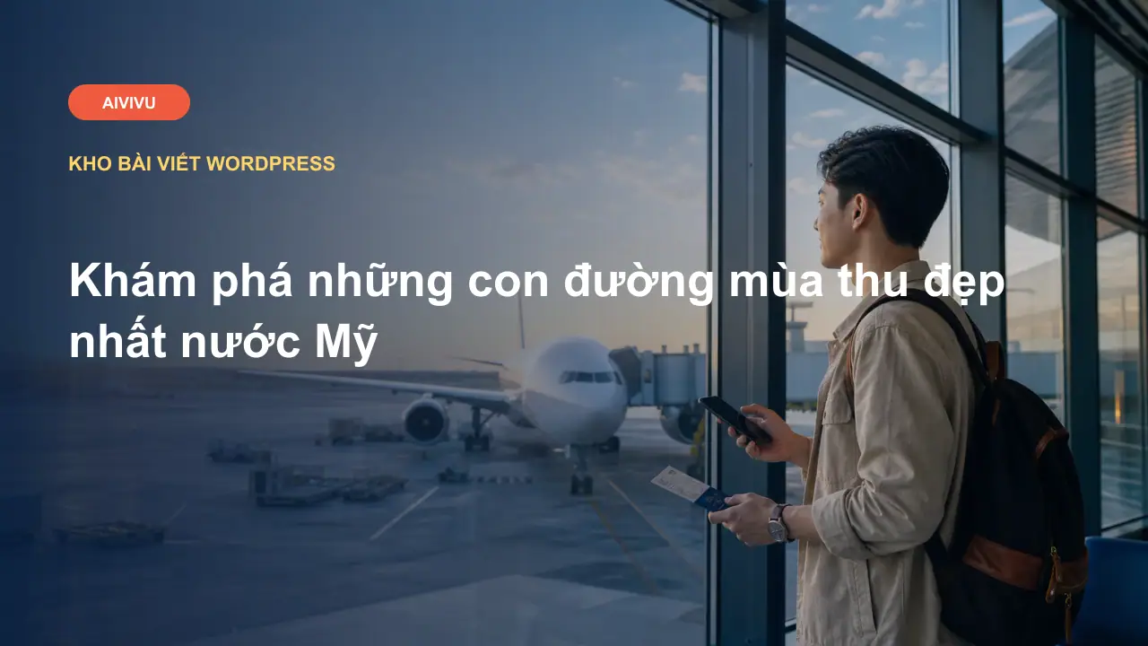 Khám phá những con đường mùa thu đẹp nhất nước Mỹ