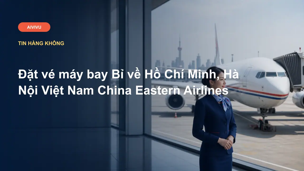 Đặt vé máy bay Bỉ về Hồ Chí Minh, Hà Nội Việt Nam China Eastern Airlines