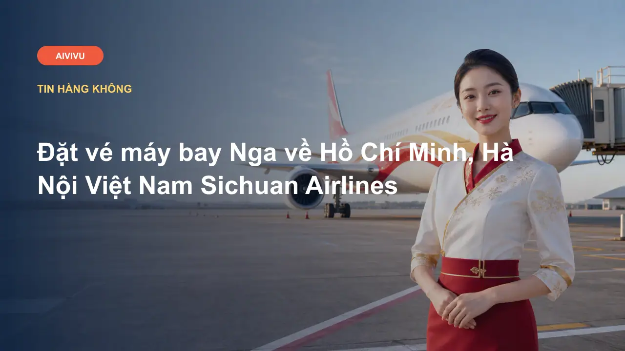 Đặt vé máy bay Nga về Hồ Chí Minh, Hà Nội Việt Nam Sichuan Airlines