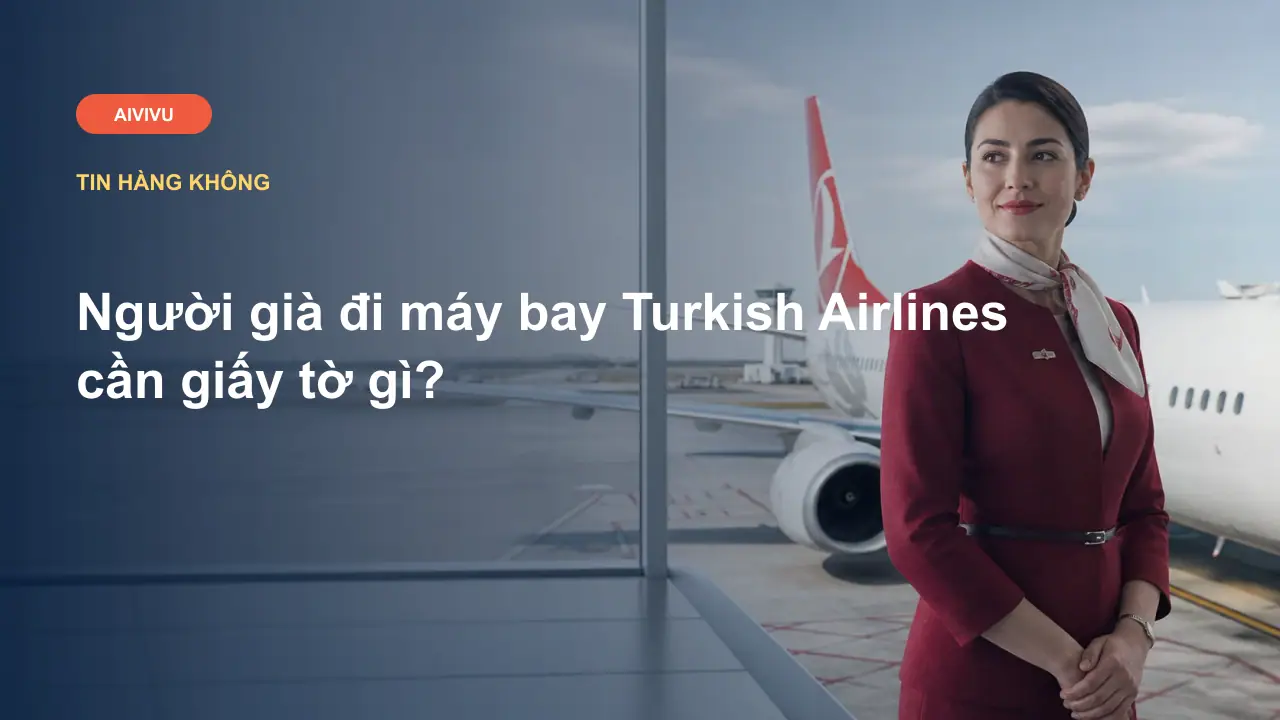 Người già đi máy bay Turkish Airlines cần giấy tờ gì?