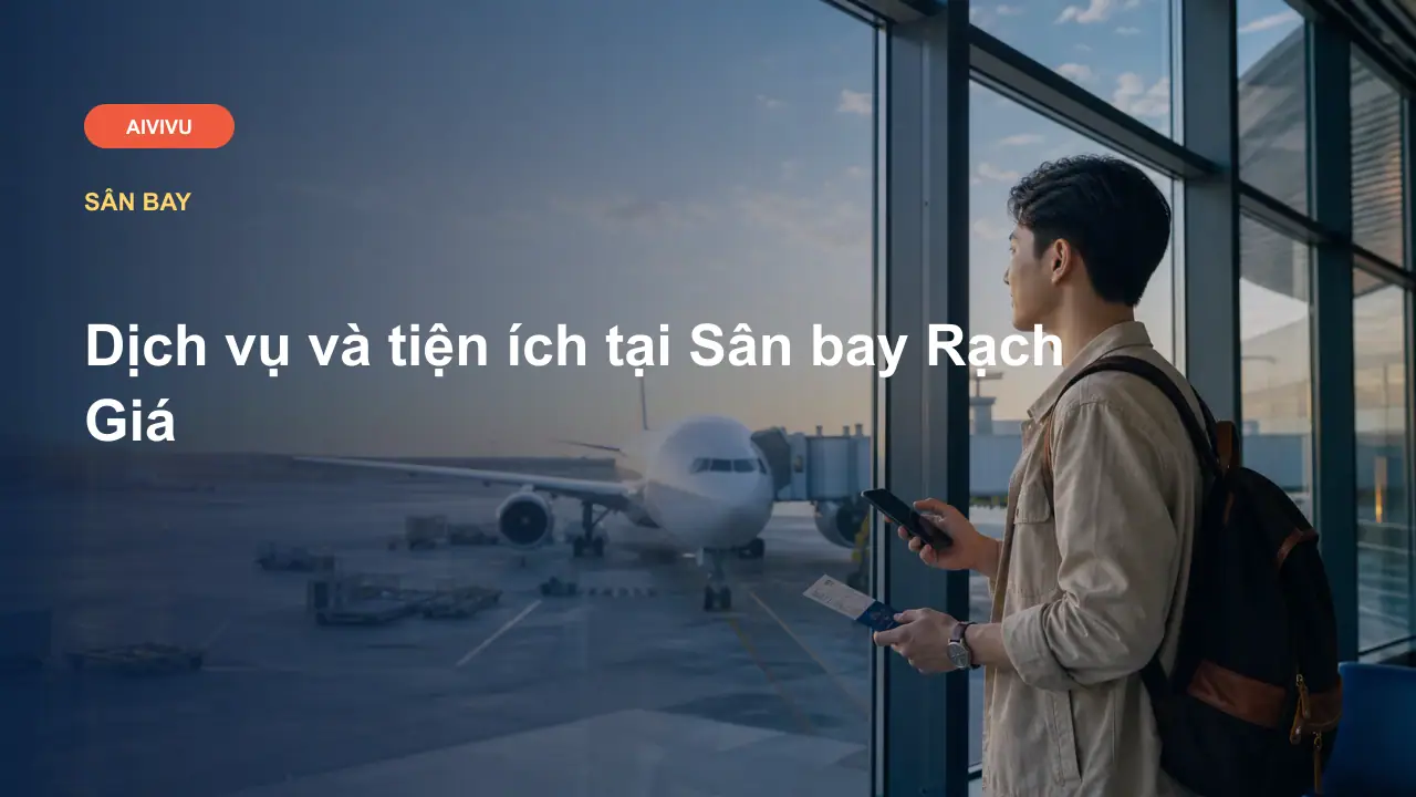 Dịch vụ và tiện ích tại Sân bay Rạch Giá