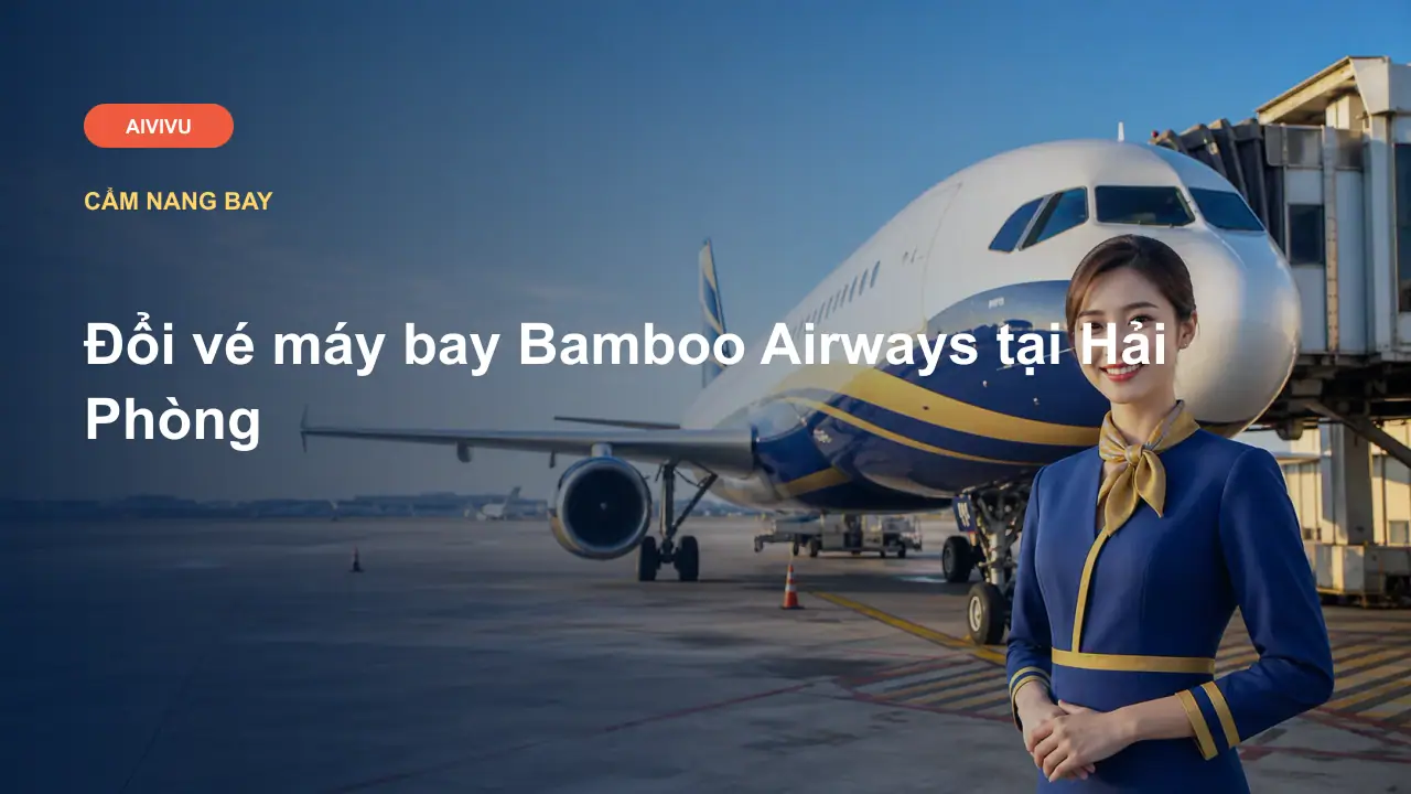 Đổi vé máy bay Bamboo Airways tại Hải Phòng
