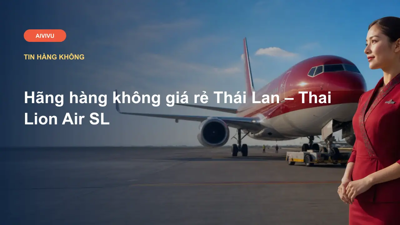 Hãng hàng không giá rẻ Thái Lan – Thai Lion Air SL