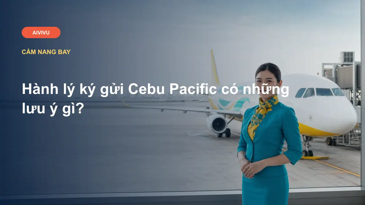 Hành lý ký gửi Cebu Pacific có những lưu ý gì?