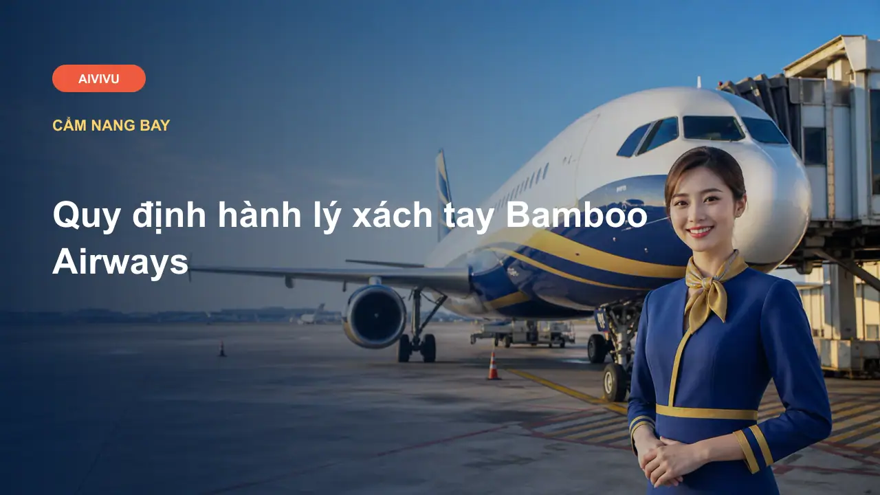 Quy định hành lý xách tay Bamboo Airways