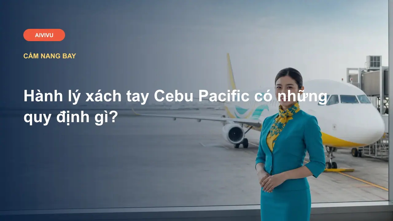 Hành lý xách tay Cebu Pacific có những quy định gì?