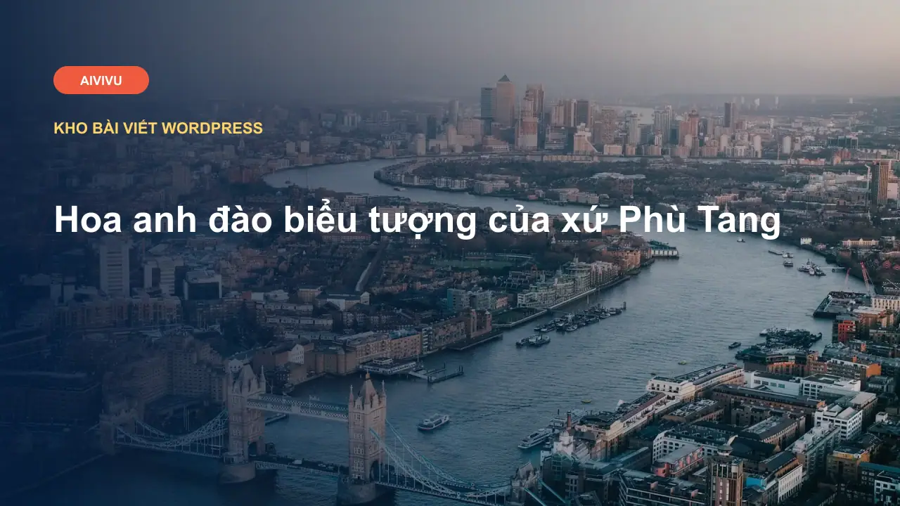 Hoa anh đào biểu tượng của xứ Phù Tang