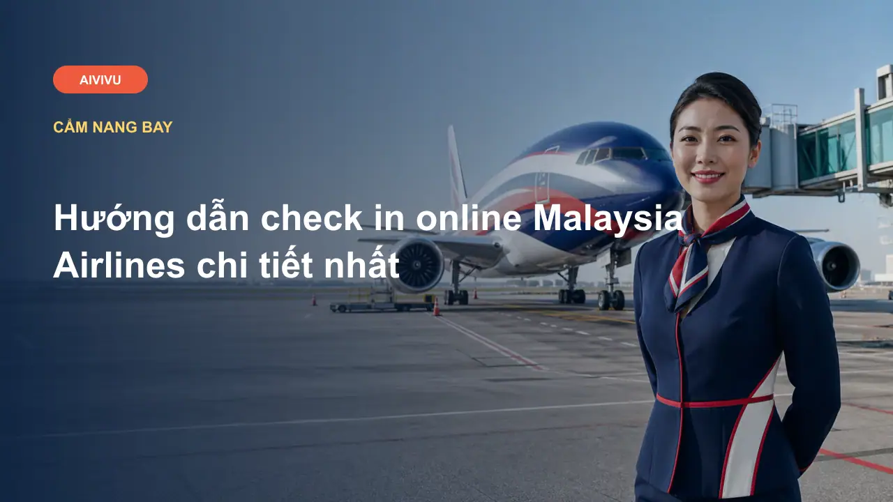 Hướng dẫn check in online Malaysia Airlines chi tiết nhất