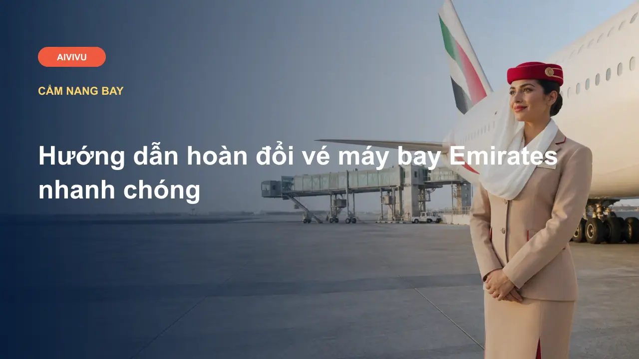 Hướng dẫn hoàn đổi vé máy bay Emirates nhanh chóng