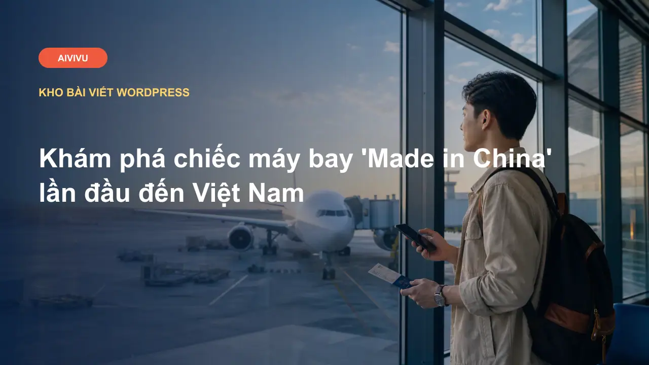 Khám phá chiếc máy bay 'Made in China' lần đầu đến Việt Nam