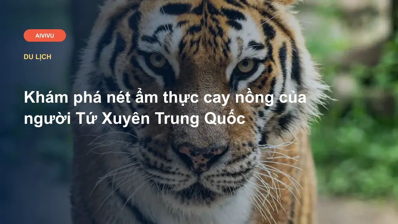 Khám phá nét ẩm thực cay nồng của người Tứ Xuyên Trung Quốc