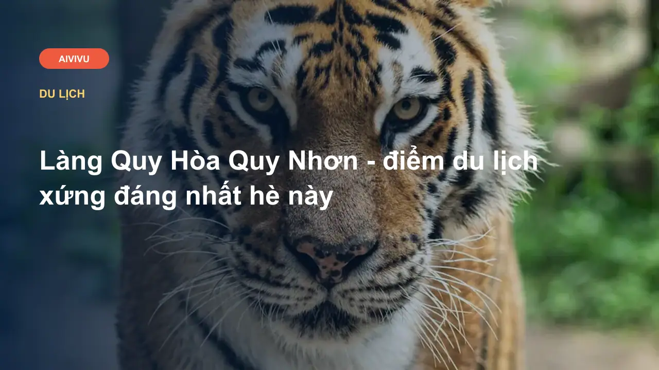 Làng Quy Hòa Quy Nhơn - điểm du lịch xứng đáng nhất hè này