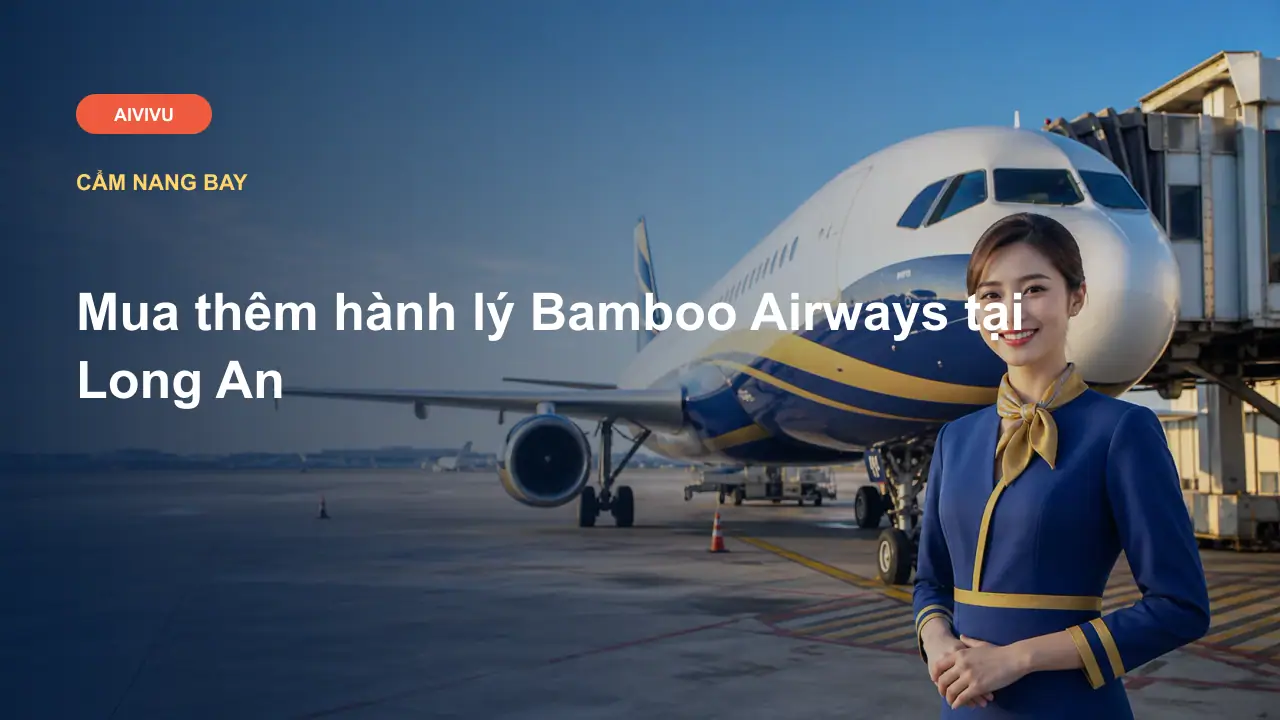 Mua thêm hành lý Bamboo Airways tại Long An