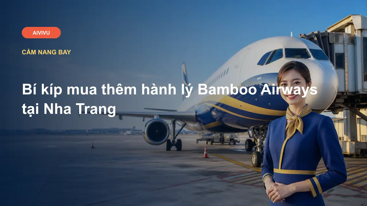 Bí kíp mua thêm hành lý Bamboo Airways tại Nha Trang