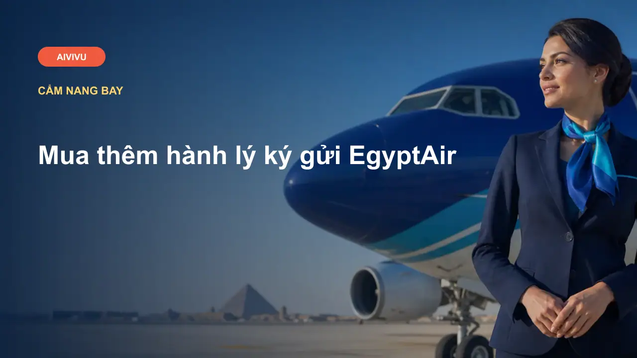 Mua thêm hành lý ký gửi EgyptAir