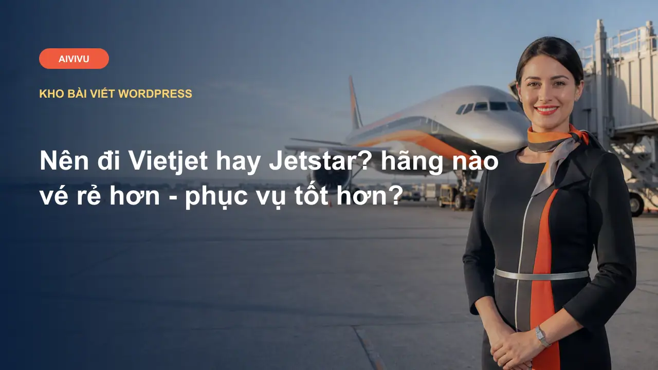 Nên đi Vietjet hay Jetstar? hãng nào vé rẻ hơn - phục vụ tốt hơn?