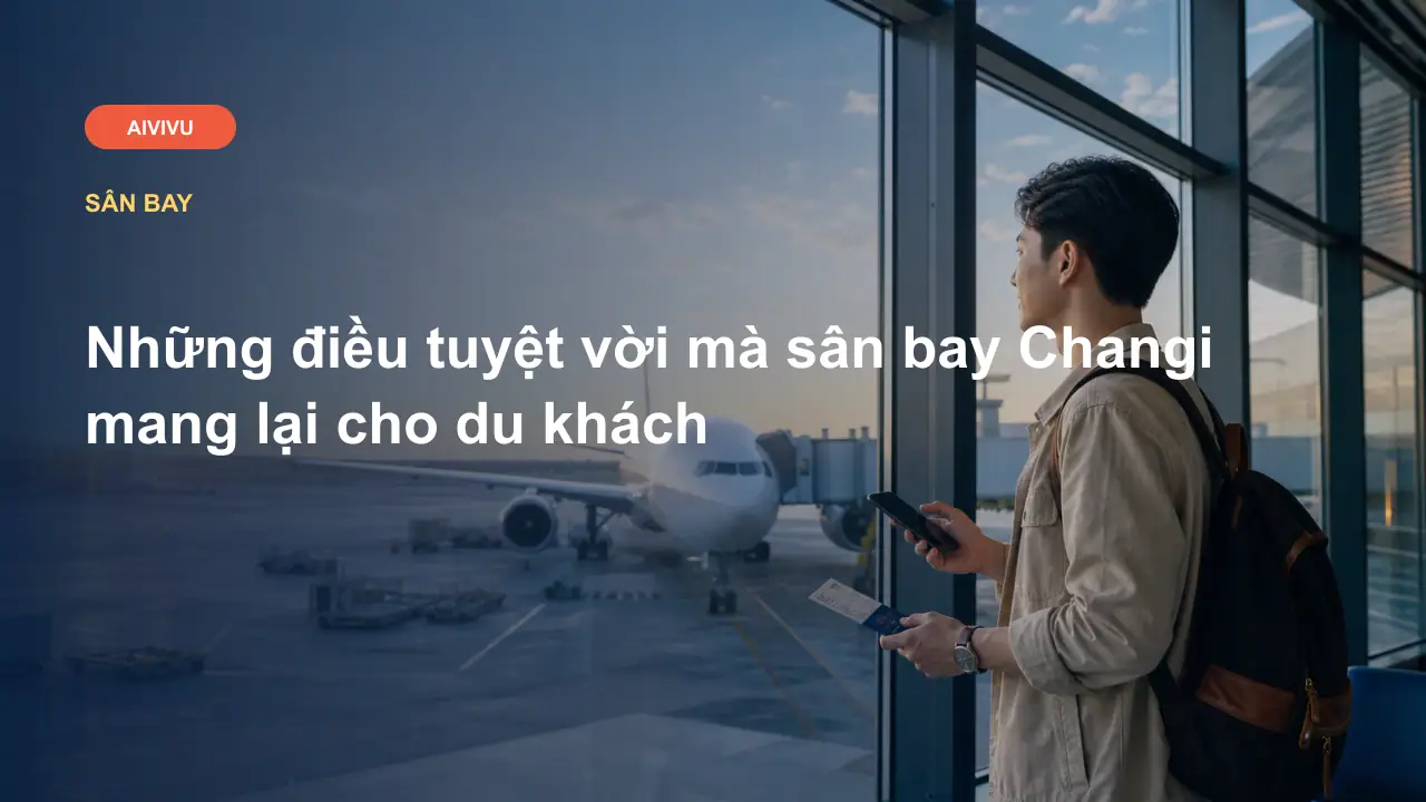 Những điều tuyệt vời mà sân bay Changi mang lại cho du khách