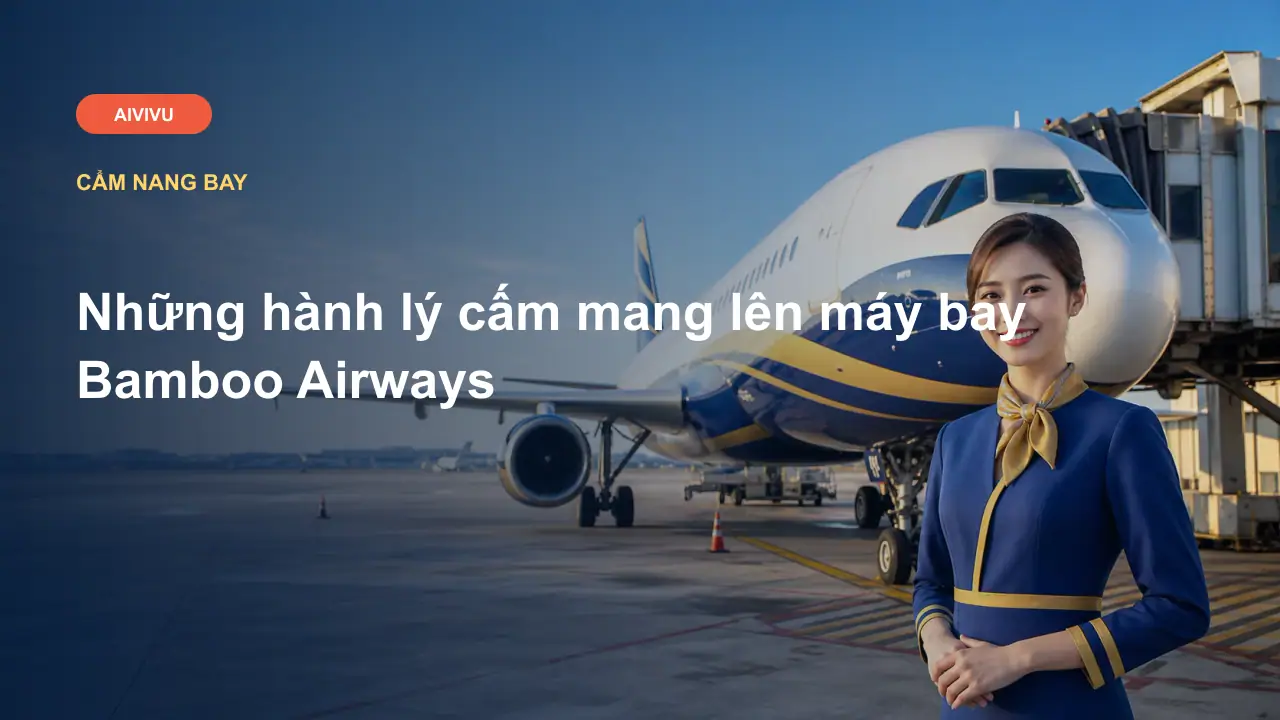 Những hành lý cấm mang lên máy bay Bamboo Airways