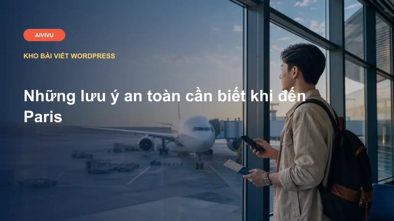 Những lưu ý an toàn cần biết khi đến Paris