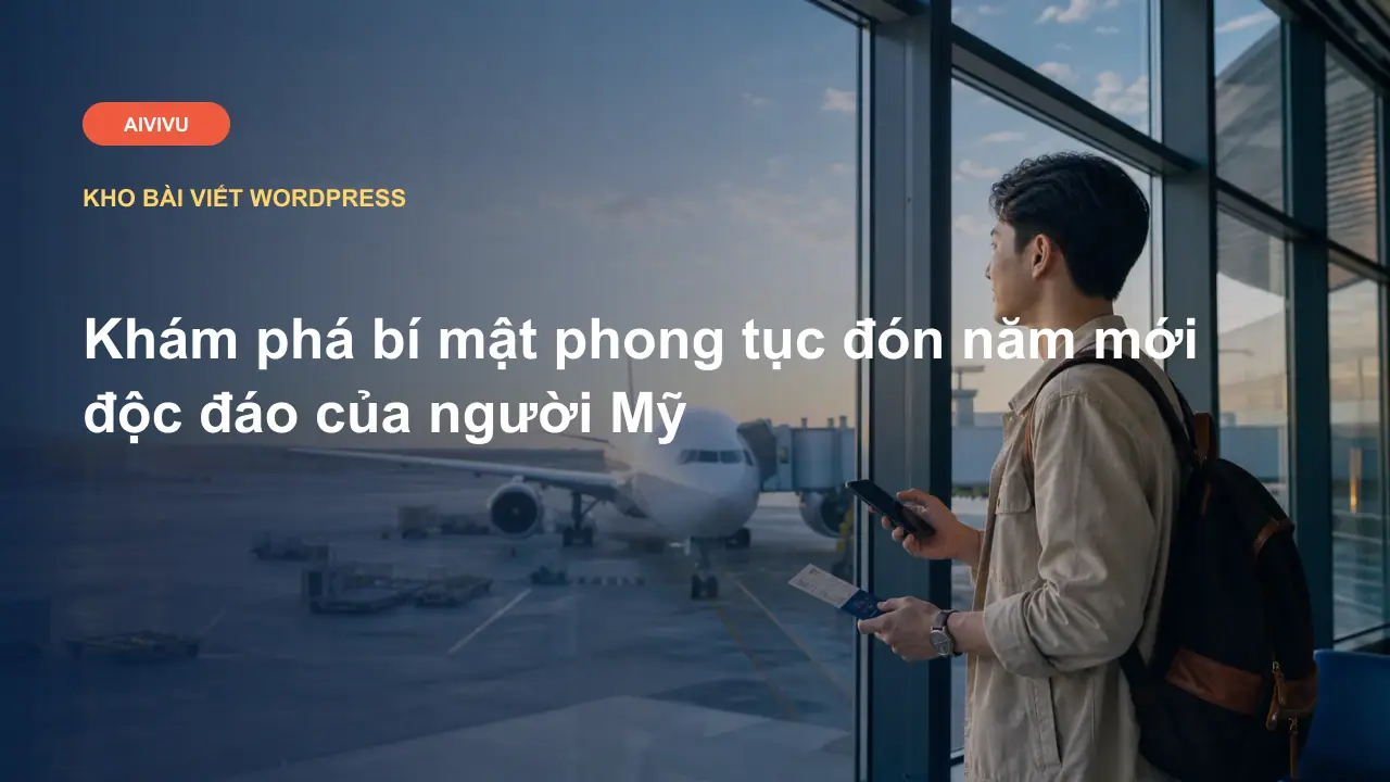 Khám phá bí mật phong tục đón năm mới độc đáo của người Mỹ