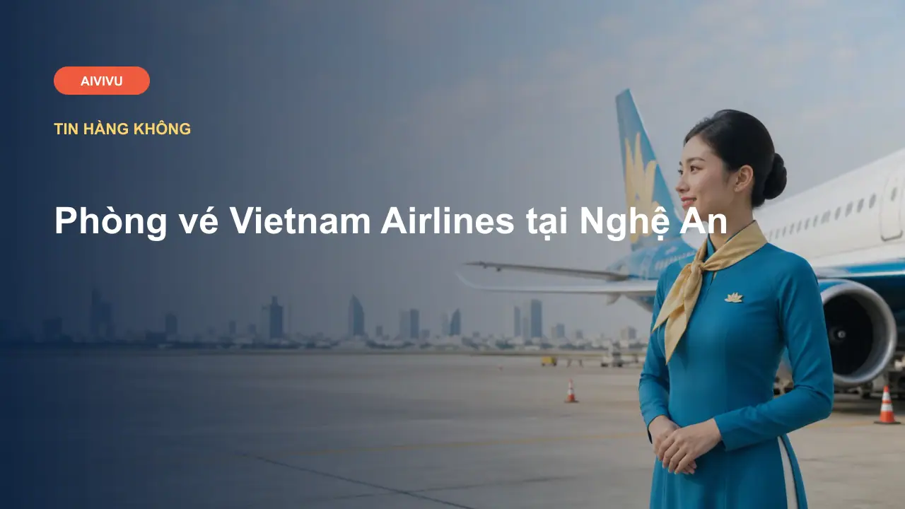 Phòng vé Vietnam Airlines tại Nghệ An