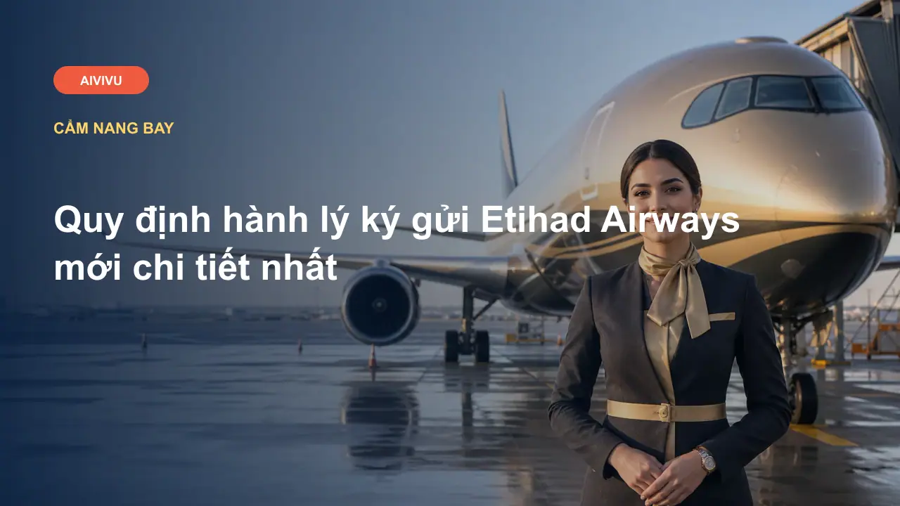 Quy định hành lý ký gửi Etihad Airways mới chi tiết nhất