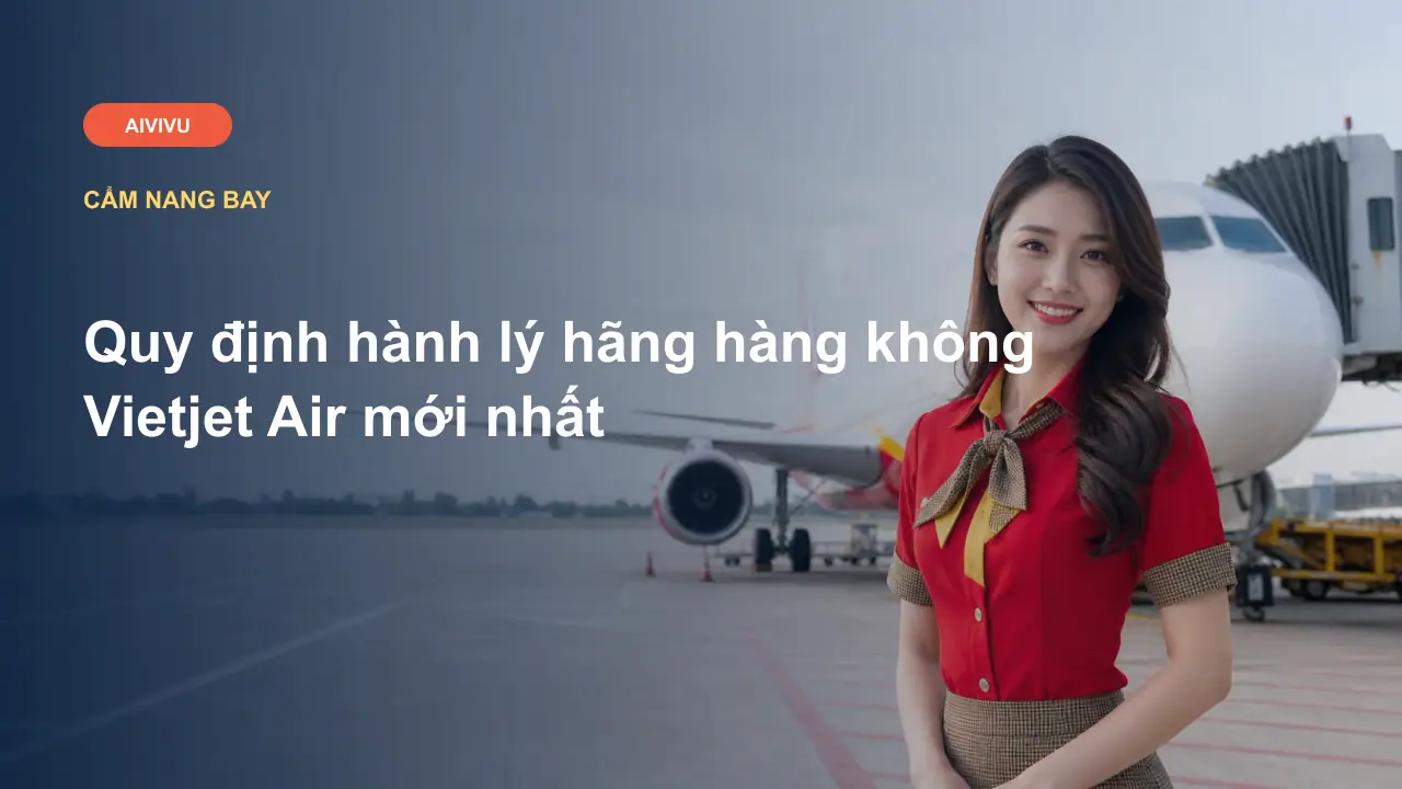 Quy định hành lý hãng hàng không Vietjet Air mới nhất