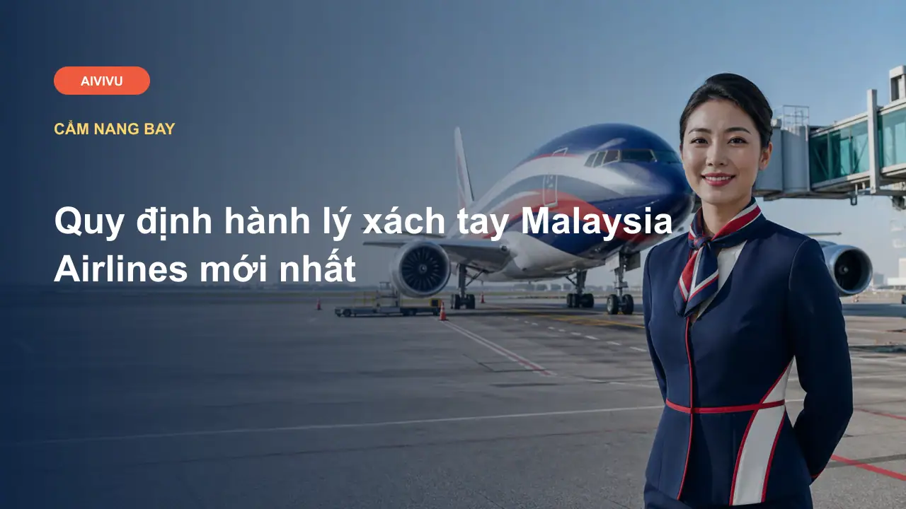 Quy định hành lý xách tay Malaysia Airlines mới nhất