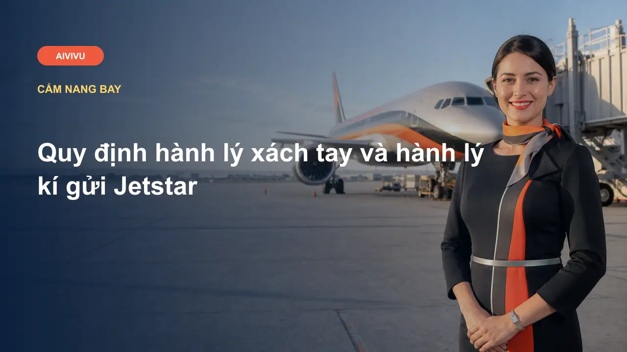 Quy định hành lý xách tay và hành lý kí gửi Jetstar
