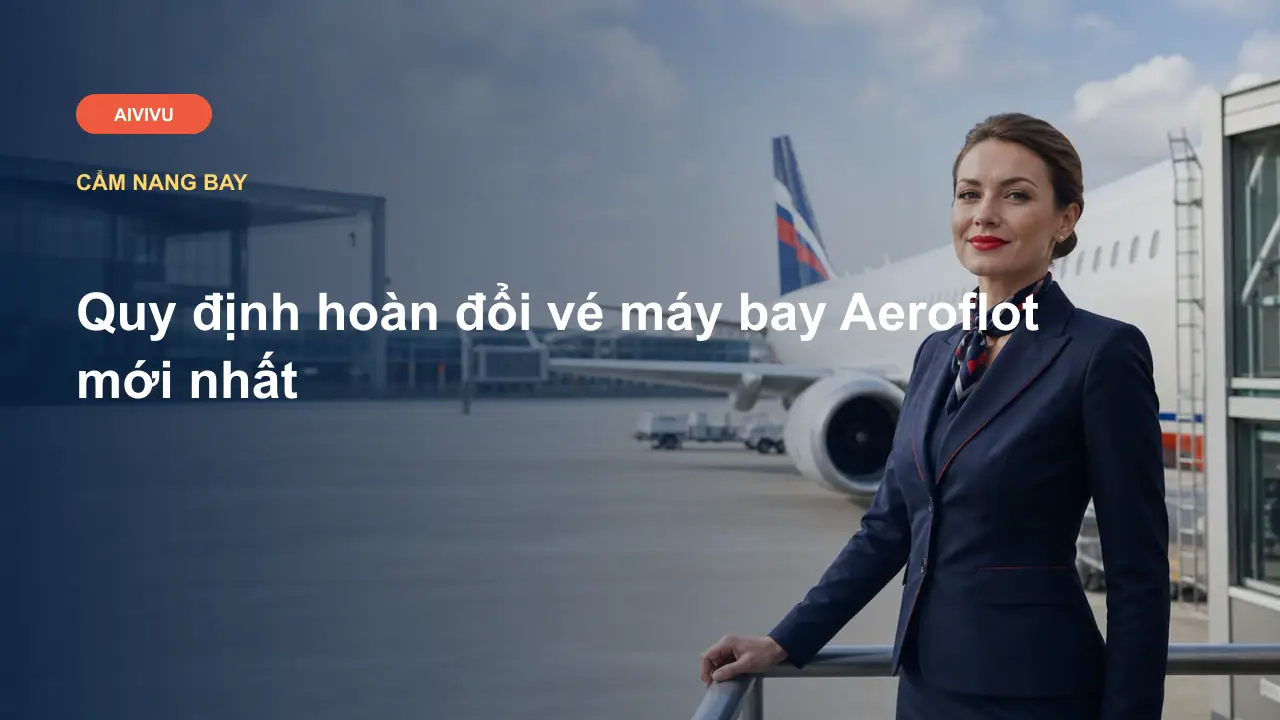 Quy định hoàn đổi vé máy bay Aeroflot mới nhất
