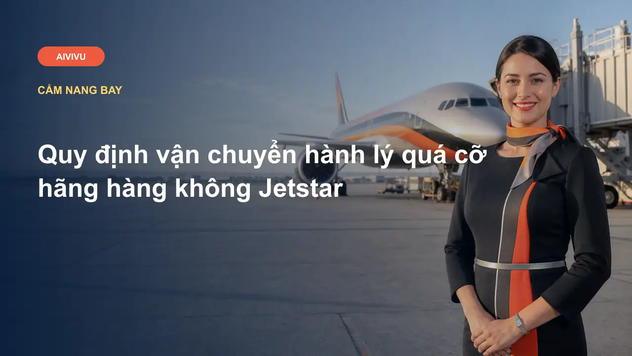 Quy định vận chuyển hành lý quá cỡ hãng hàng không Jetstar