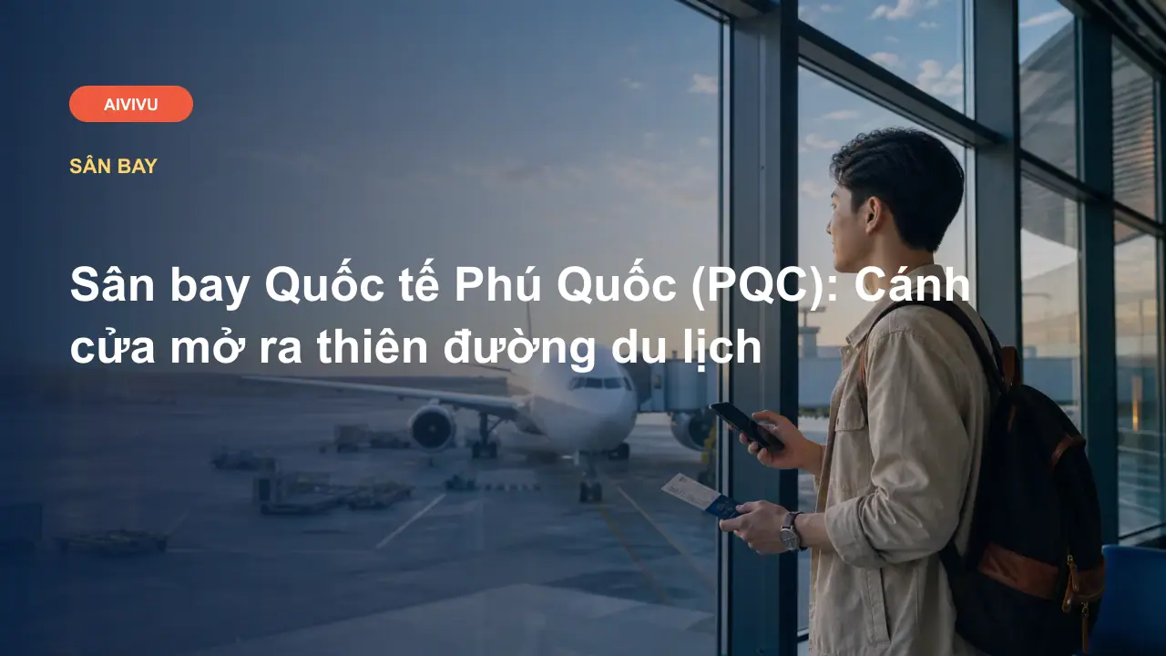 Sân bay Quốc tế Phú Quốc (PQC): Cánh cửa mở ra thiên đường du lịch