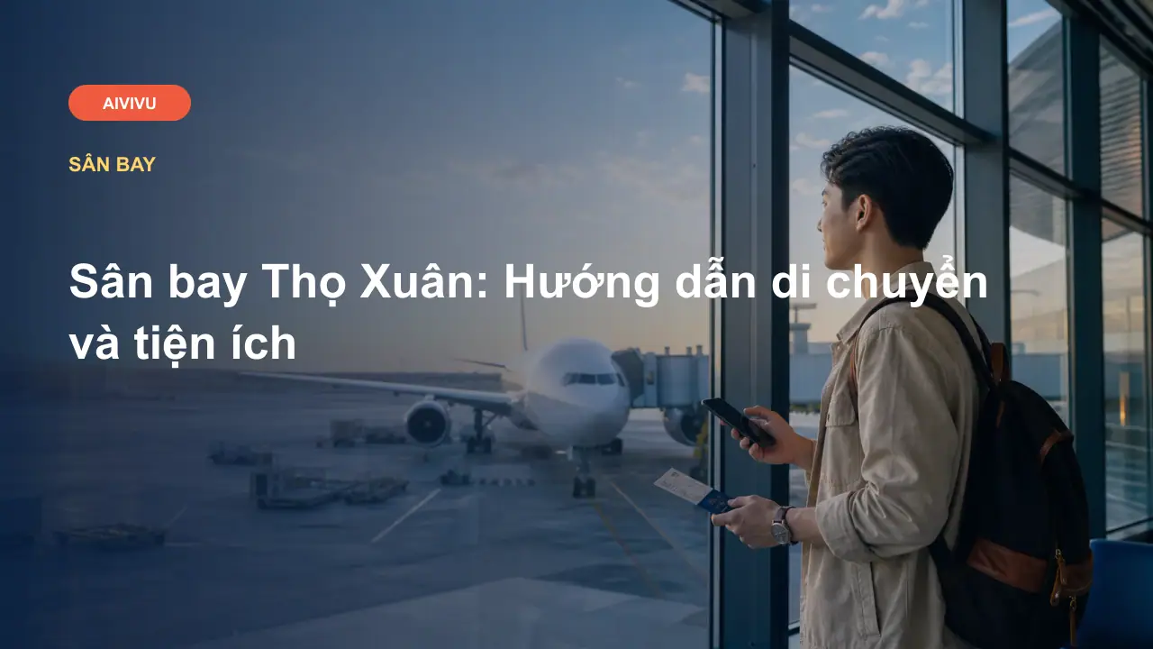 Sân bay Thọ Xuân: Hướng dẫn di chuyển và tiện ích