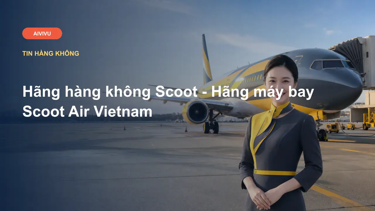 Hãng hàng không Scoot - Hãng máy bay Scoot Air Vietnam