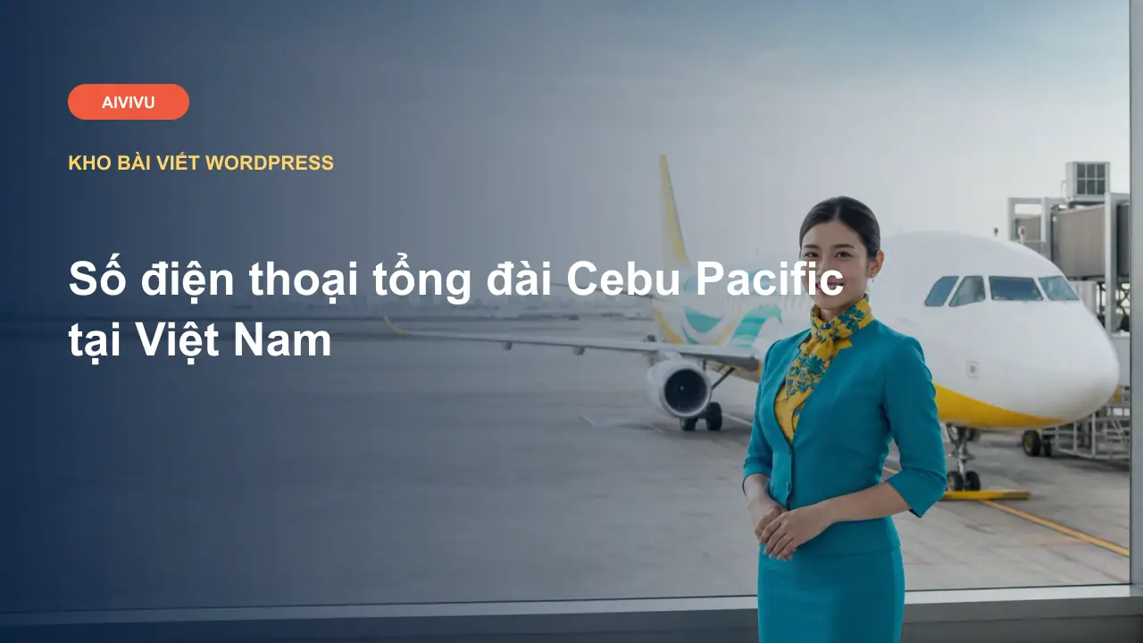 Số điện thoại tổng đài Cebu Pacific tại Việt Nam