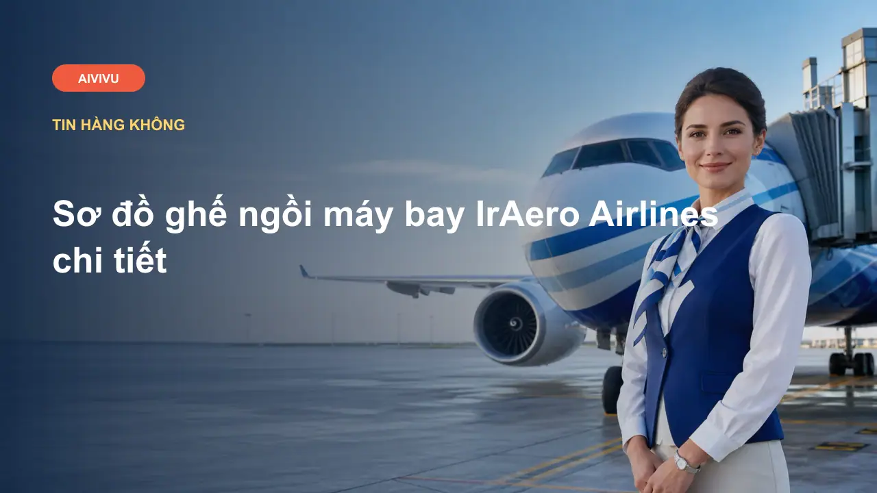 Sơ đồ ghế ngồi máy bay IrAero Airlines chi tiết