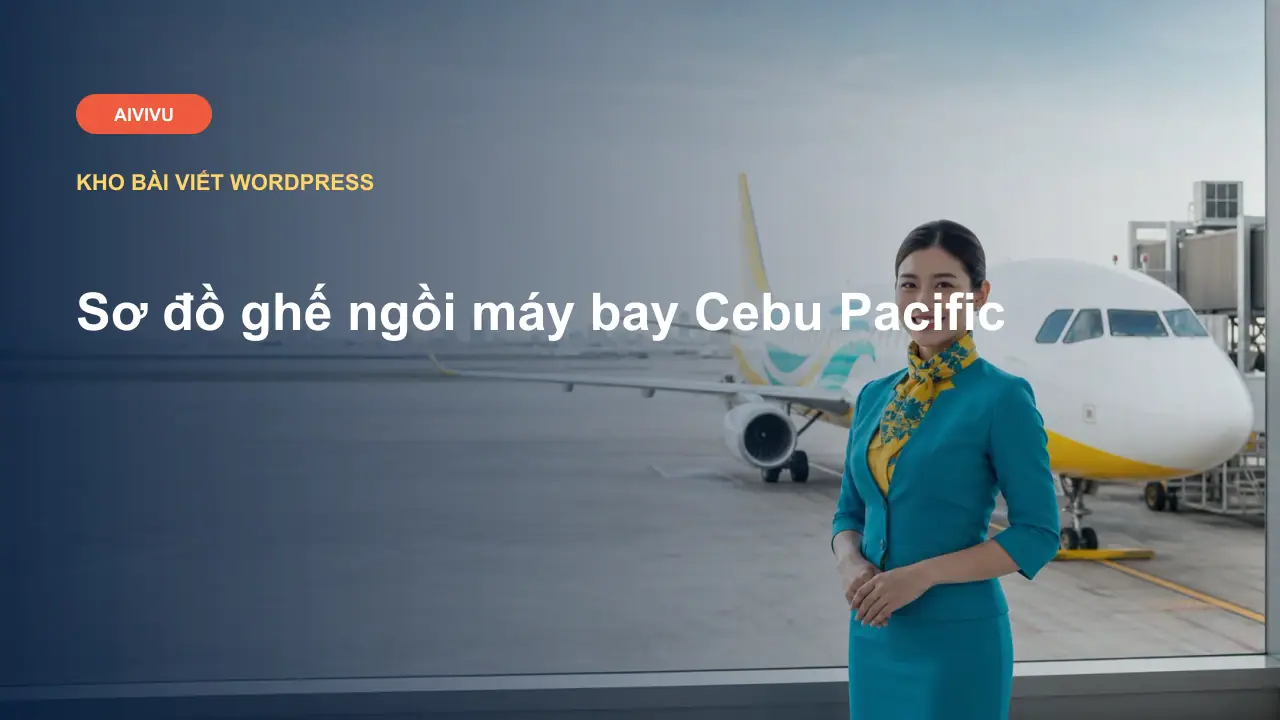 Sơ đồ ghế ngồi máy bay Cebu Pacific