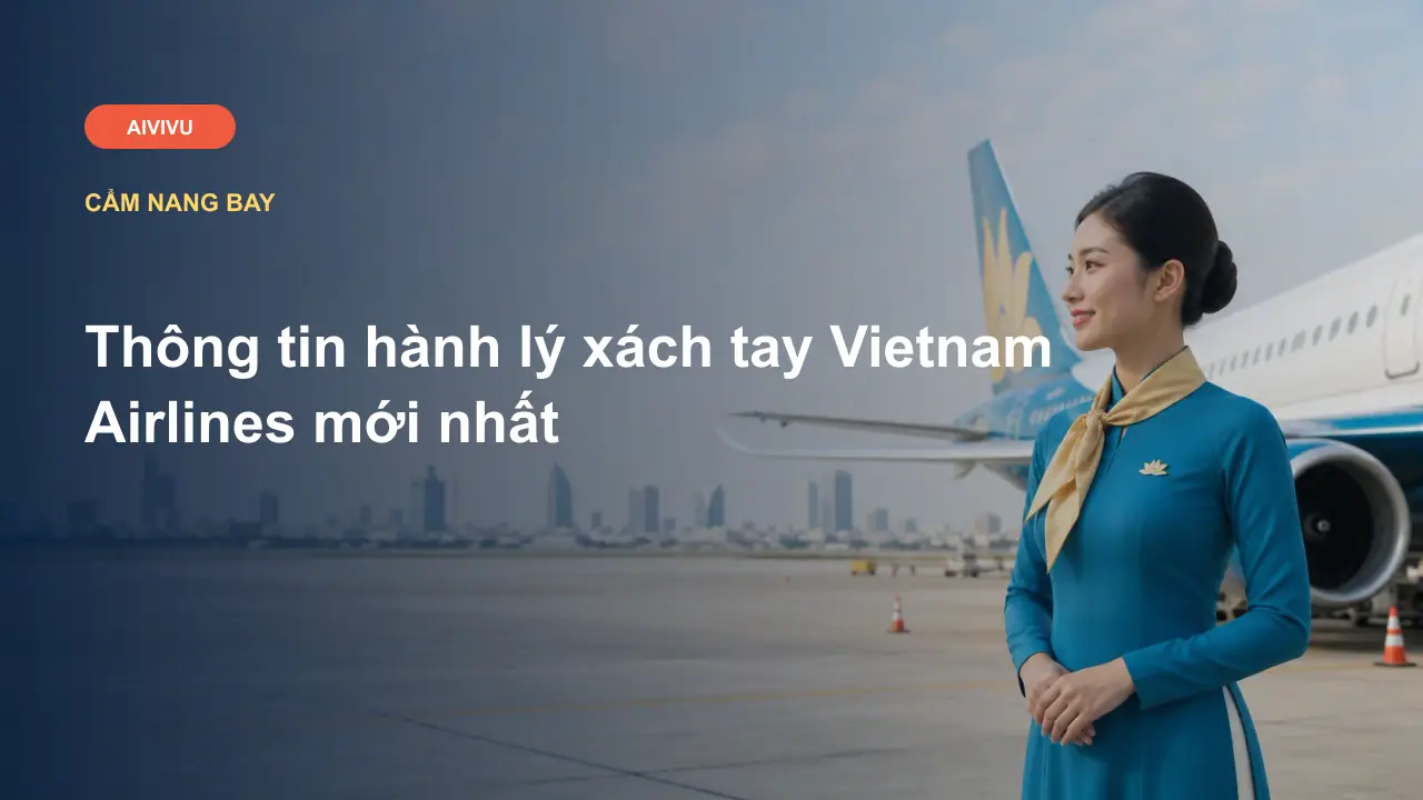 Thông tin hành lý xách tay Vietnam Airlines mới nhất