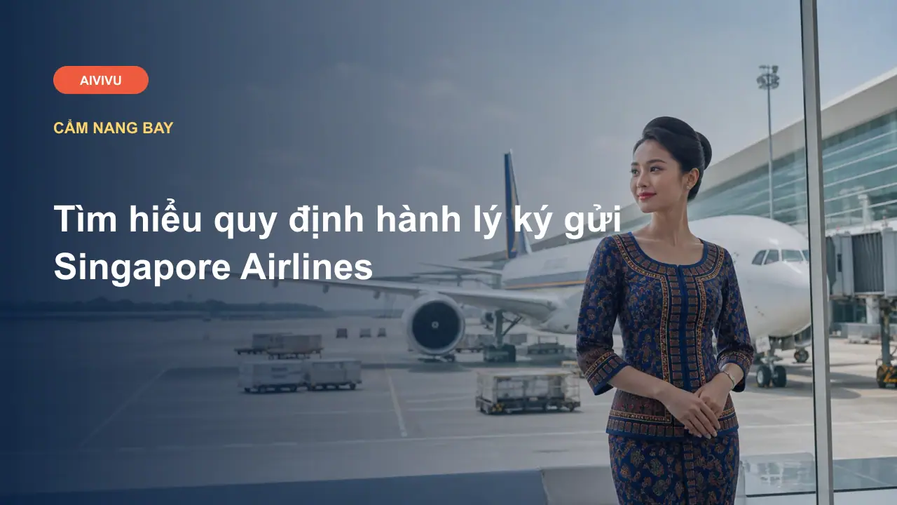 Tìm hiểu quy định hành lý ký gửi Singapore Airlines
